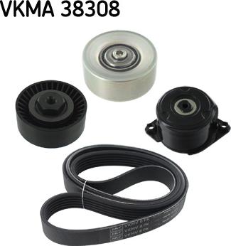 SKF VKMA 38308 - Ķīļrievu siksnu komplekts adetalas.lv