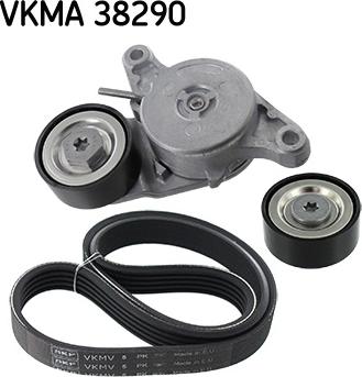 SKF VKMA 38290 - Ķīļrievu siksnu komplekts adetalas.lv