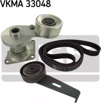 SKF VKMA 33048 - Ķīļrievu siksnu komplekts adetalas.lv