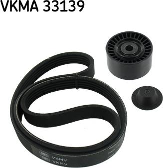 SKF VKMA 33139 - Ķīļrievu siksnu komplekts adetalas.lv