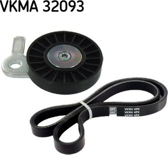 SKF VKMA 32093 - Ķīļrievu siksnu komplekts adetalas.lv