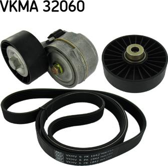 SKF VKMA 32060 - Ķīļrievu siksnu komplekts adetalas.lv