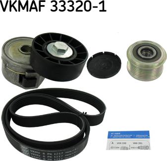 SKF VKMAF 33320-1 - Ķīļrievu siksnu komplekts adetalas.lv