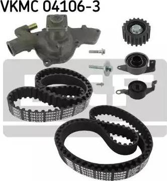 SKF VKMC 04106-3 - Ūdenssūknis + Zobsiksnas komplekts adetalas.lv