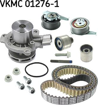 SKF VKMC 01276-1 - Ūdenssūknis + Zobsiksnas komplekts adetalas.lv