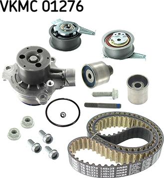 SKF VKMC 01276 - Ūdenssūknis + Zobsiksnas komplekts adetalas.lv