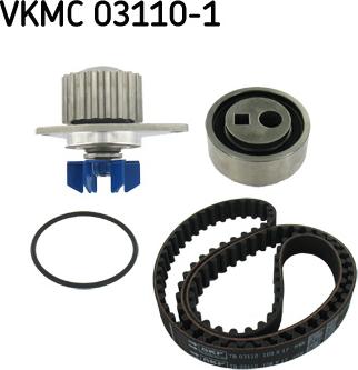 SKF VKMC 03110-1 - Ūdenssūknis + Zobsiksnas komplekts adetalas.lv