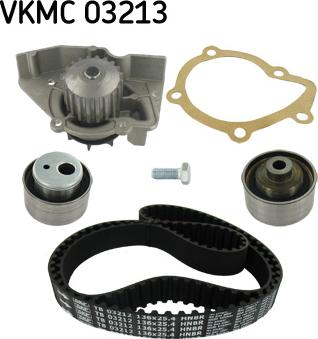 SKF VKMC 03213 - Ūdenssūknis + Zobsiksnas komplekts adetalas.lv