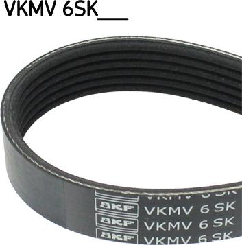 SKF VKMV 6SK684 - Ķīļrievu siksna adetalas.lv