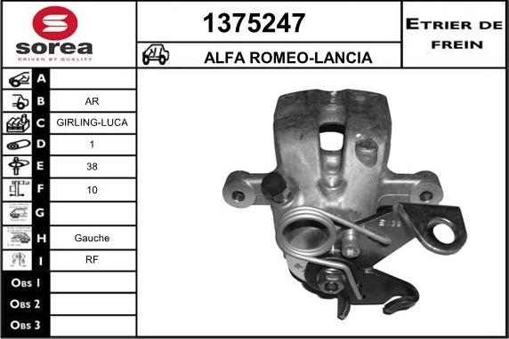 SNRA 1375247 - Bremžu suports adetalas.lv