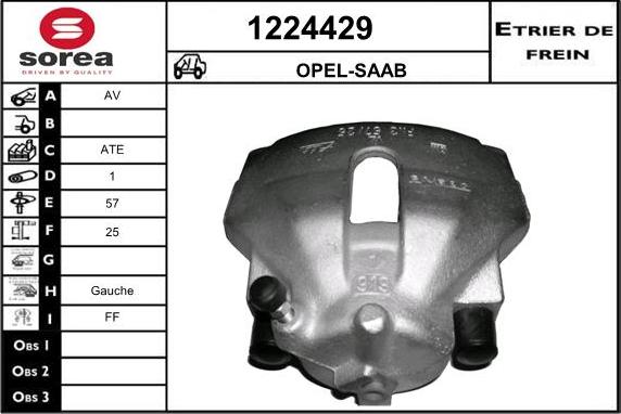 SNRA 1224429 - Bremžu suports adetalas.lv