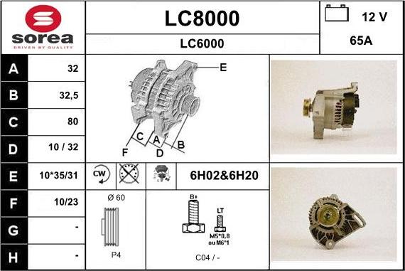 SNRA LC8000 - Ģenerators adetalas.lv