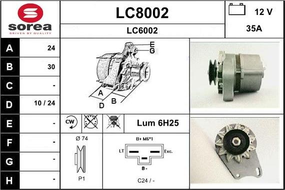 SNRA LC8002 - Ģenerators adetalas.lv