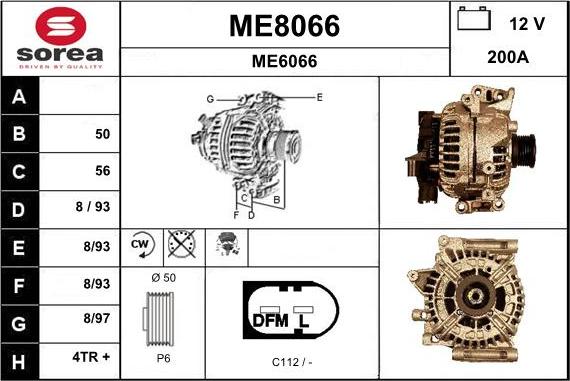 SNRA ME8066 - Ģenerators adetalas.lv