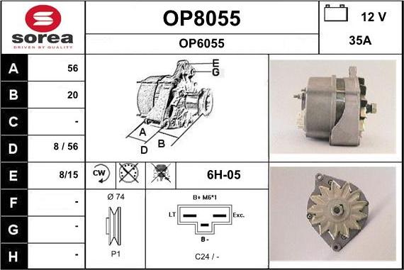 SNRA OP8055 - Ģenerators adetalas.lv