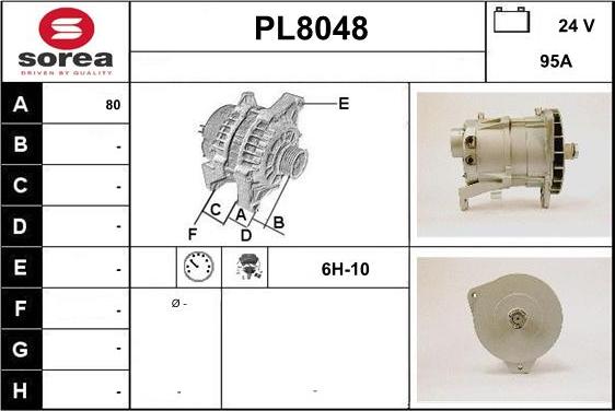 SNRA PL8048 - Ģenerators adetalas.lv