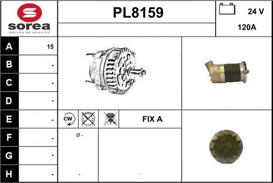 SNRA PL8159 - Ģenerators adetalas.lv