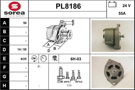 SNRA PL8186 - Ģenerators adetalas.lv