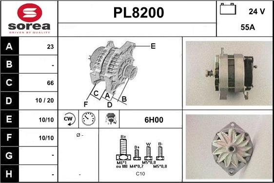 SNRA PL8200 - Ģenerators adetalas.lv