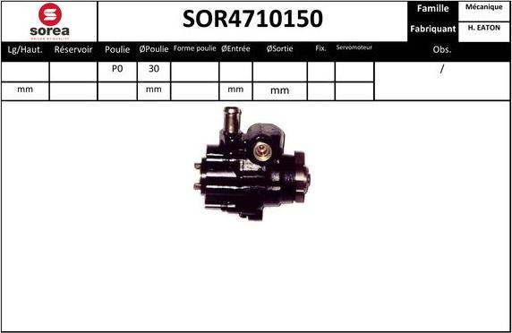 SNRA SOR4710150 - Hidrosūknis, Stūres iekārta adetalas.lv