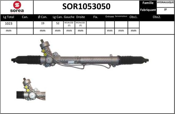 SNRA SOR1053050 - Stūres mehānisms adetalas.lv