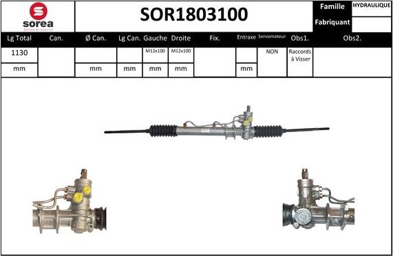 SNRA SOR1803100 - Stūres mehānisms adetalas.lv