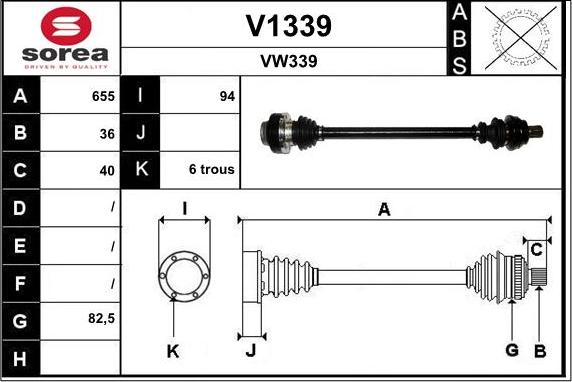 SNRA V1339 - Piedziņas vārpsta adetalas.lv