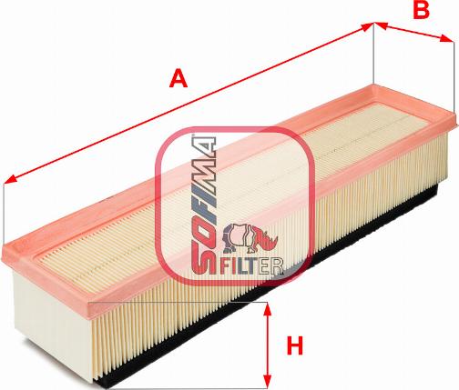 Sofima S 9312 A - Gaisa filtrs adetalas.lv