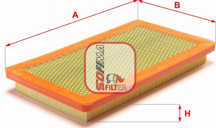 Sofima S 5810 A - Gaisa filtrs adetalas.lv