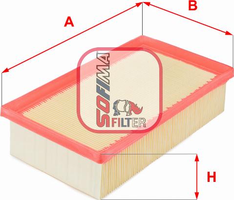 Sofima S 0412 A - Gaisa filtrs adetalas.lv