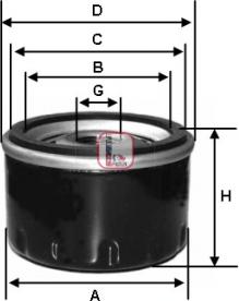 Sofima S 3594 R - Eļļas filtrs adetalas.lv