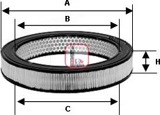 Sofima S 4200 A - Gaisa filtrs adetalas.lv