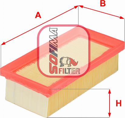 Sofima S 1780 A - Gaisa filtrs adetalas.lv