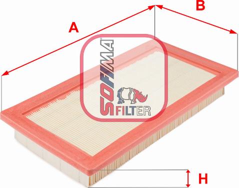 Sofima S 3440 A - Gaisa filtrs adetalas.lv