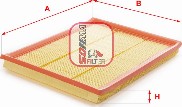 Sofima S 3017 A - Gaisa filtrs adetalas.lv