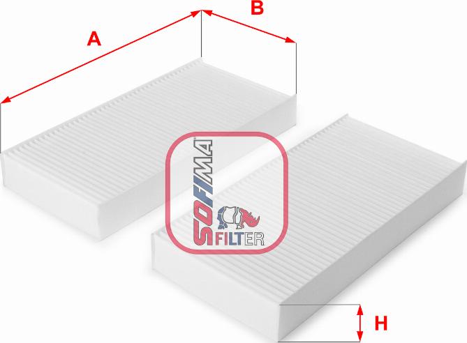Sofima S 3108 C - Filtrs, Salona telpas gaiss adetalas.lv