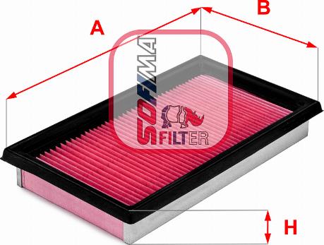 Sofima S 3362 A - Gaisa filtrs adetalas.lv