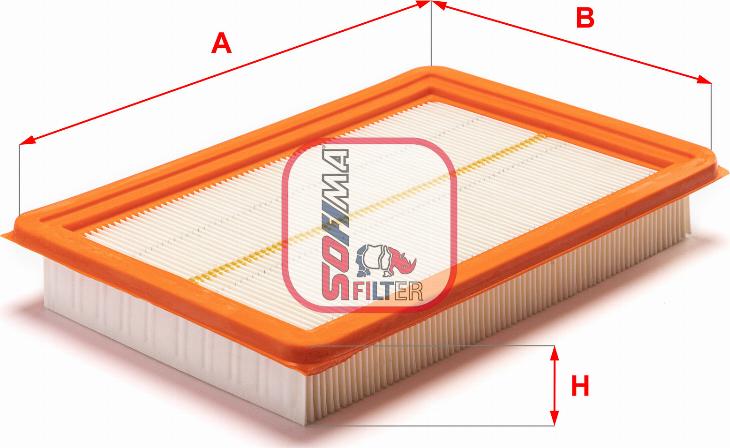 Sofima S 3336 A - Gaisa filtrs adetalas.lv