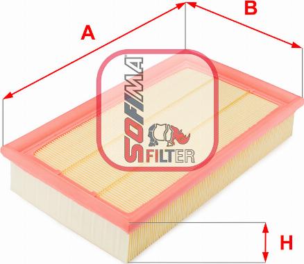 Sofima S 3241 A - Gaisa filtrs adetalas.lv