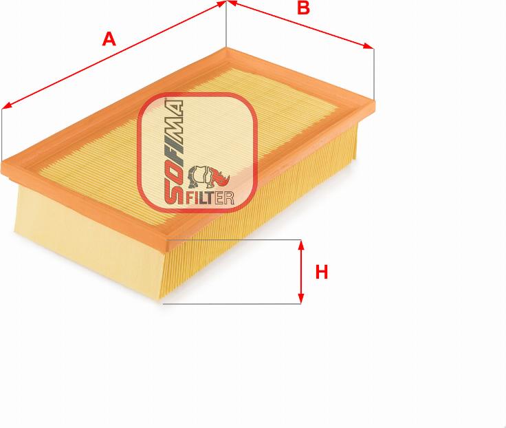 Sofima S 3717 A - Gaisa filtrs adetalas.lv