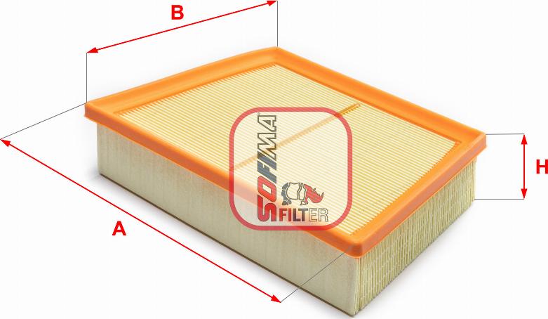 Sofima S 3A63 A - Gaisa filtrs adetalas.lv