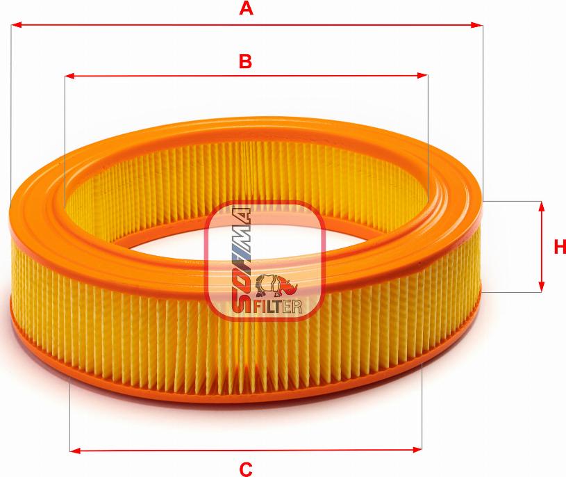 Sofima S 2040 A - Gaisa filtrs adetalas.lv