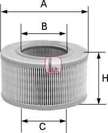 Sofima S 3520 A - Gaisa filtrs adetalas.lv