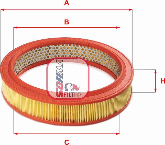 Sofima S 7460 A - Gaisa filtrs adetalas.lv