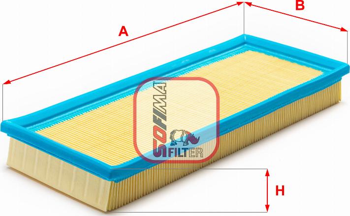 Sofima S 7800 A - Gaisa filtrs adetalas.lv