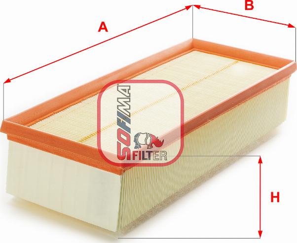 Sofima S 7712 A - Gaisa filtrs adetalas.lv