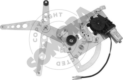 Somora 362 157 - Stikla pacelšanas mehānisms adetalas.lv
