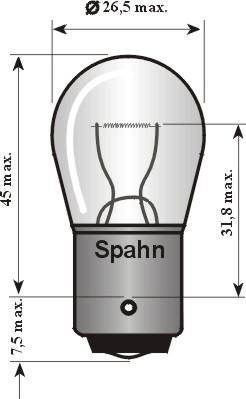 Spahn Glühlampen 4010HD - Kvēlspuldze, Pagriezienu signāla lukturis adetalas.lv