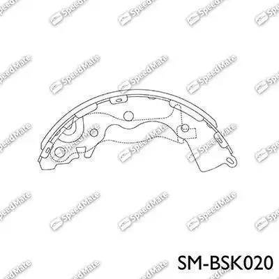 SpeedMate SM-BSK020 - Bremžu loku komplekts adetalas.lv