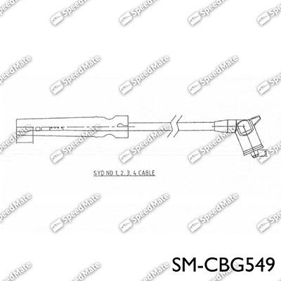 SpeedMate SM-CBG549 - Augstsprieguma vadu komplekts adetalas.lv